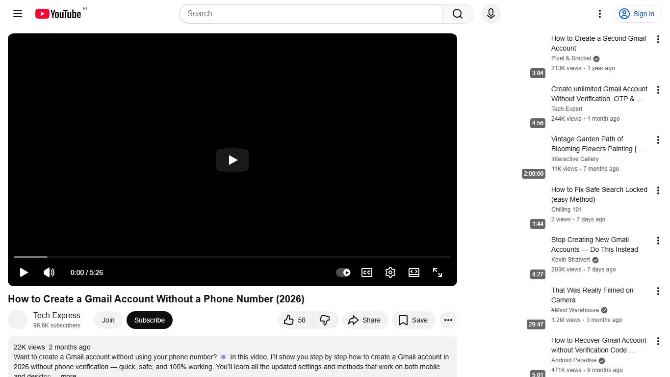 How to Create a Gmail Account Without a Phone Number (2026) - YouTube